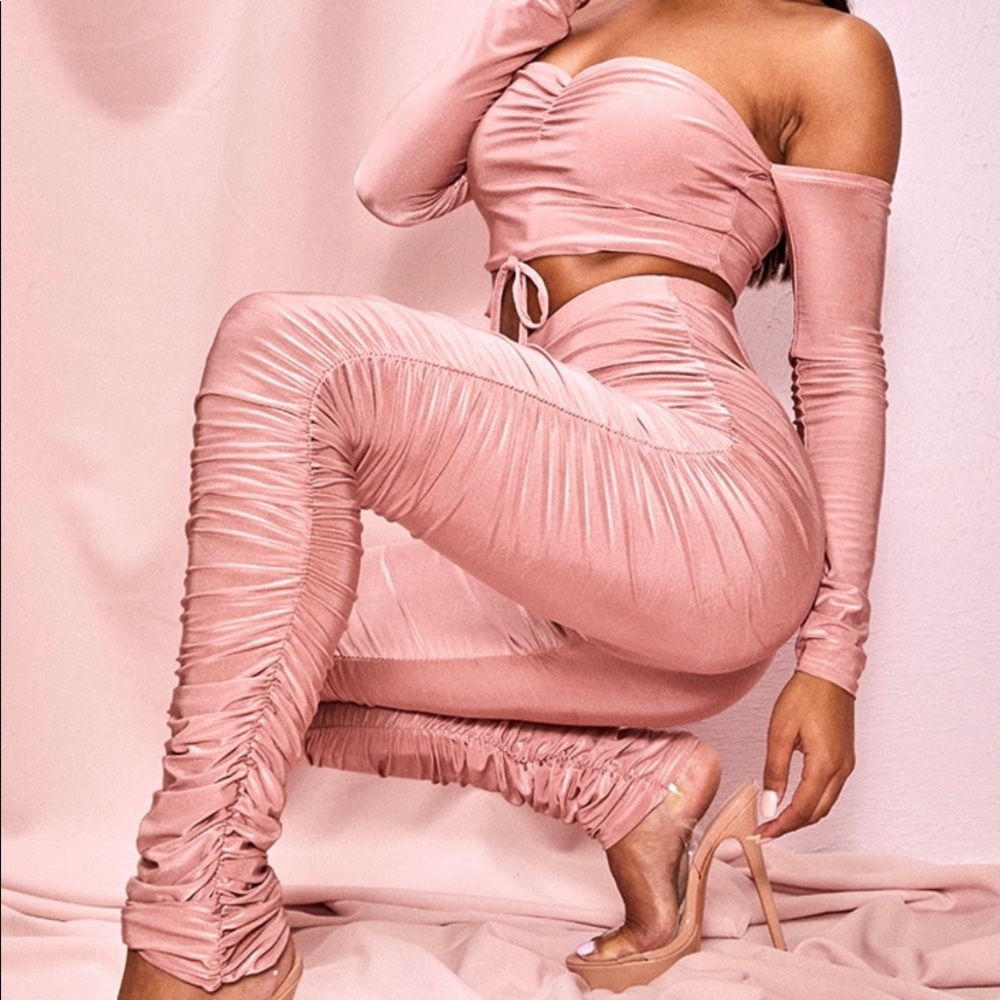 Pink Pant Set